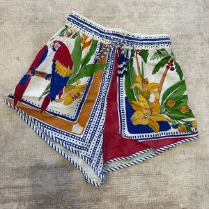 FARM Rio Tropical Destination Linen Blend Shorts